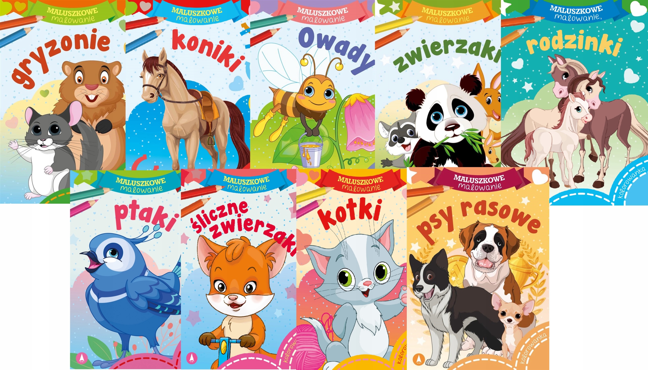 Pakiet Kolorowanek Zwierzęta
