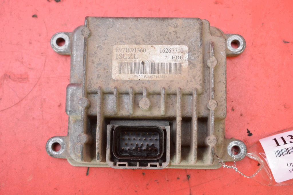 unité de commande électronique uce module pompe d'injection 16267710 OPEL CORSA C 1.7 DTI 75 KM 00-03
