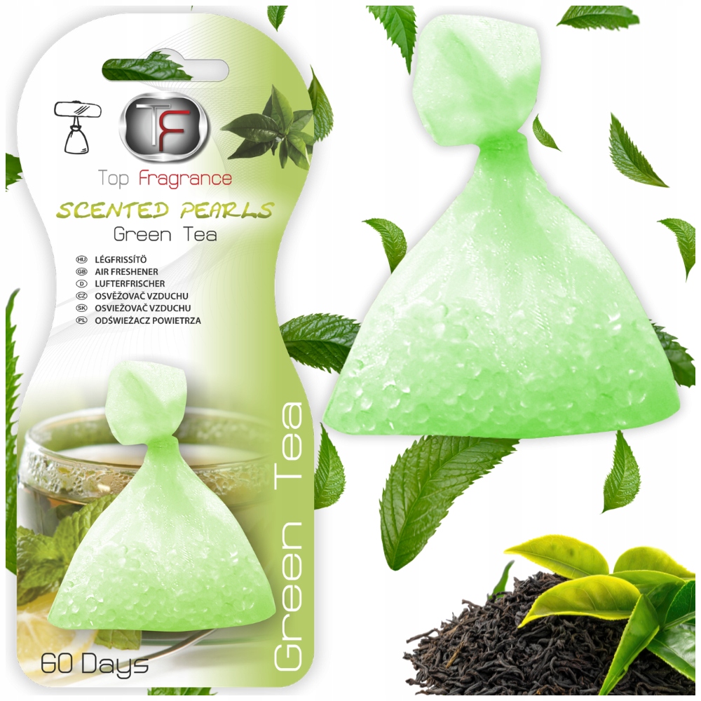 Zawieszka Zapach samochodowy Woreczek zapachowy Green Tea Herbata 60 dni