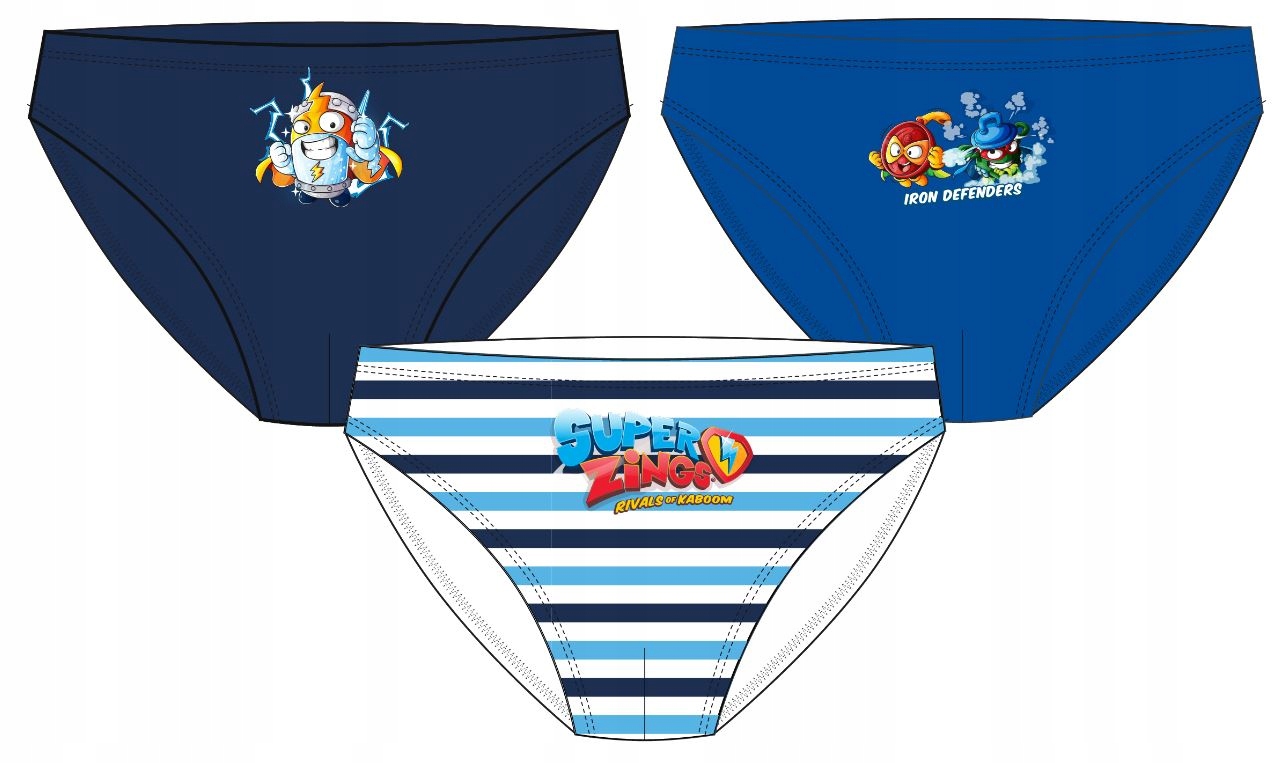 

Slipki Majtki Super Zings licencja*116/122- 3 pack