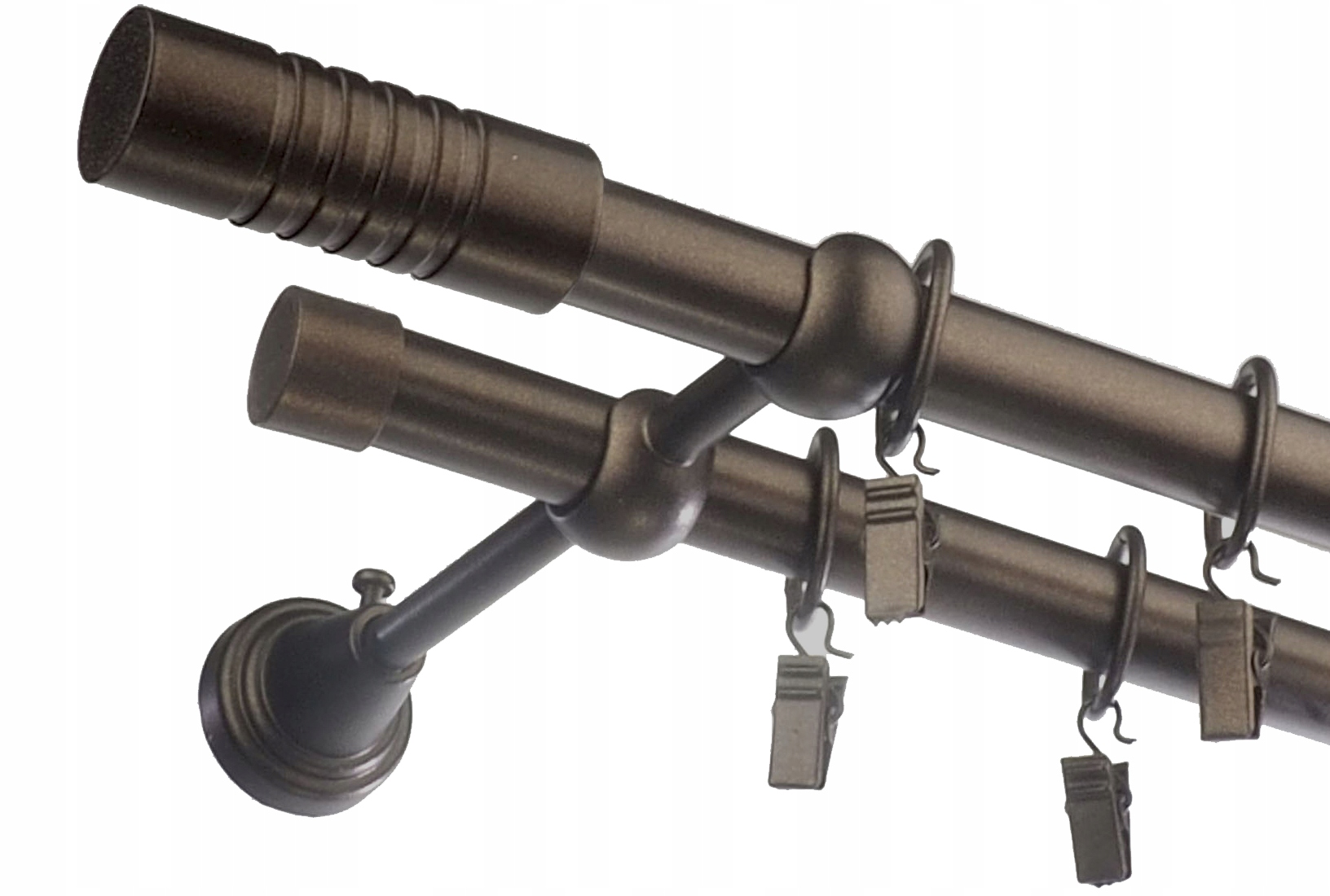 KARNISZ METAL PODWÓJNY 19 / 360 Marka FajnyDom