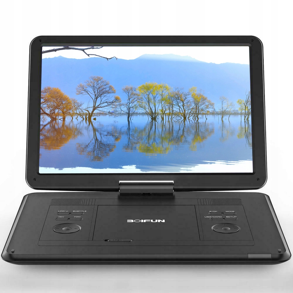 DVD Přehrávač 17.5" LCD Přenosný Automobilový Fialový 5000MAH Aku