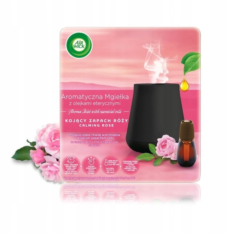 

Air Wick Mist Odświeżacz Mgiełka Kojąca Róża