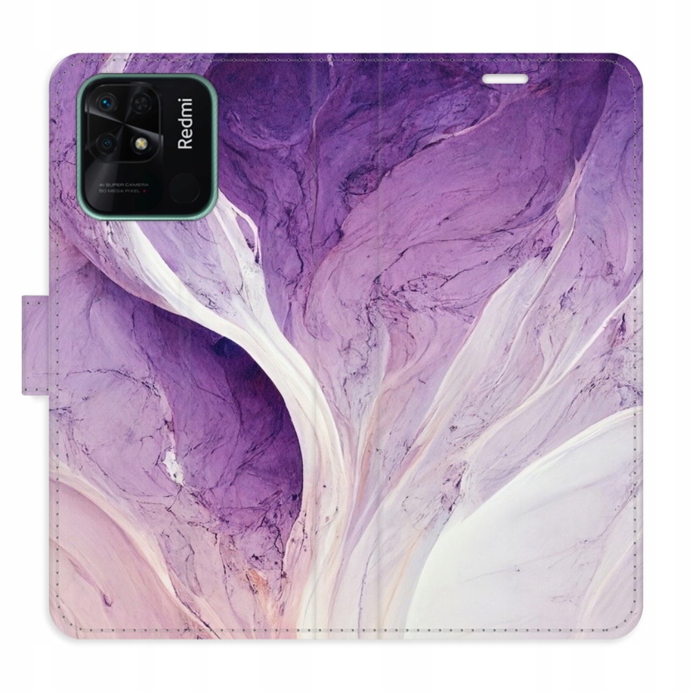 Etui z klapką iSaprio Purple Paint do Xiaomi Redmi 10C