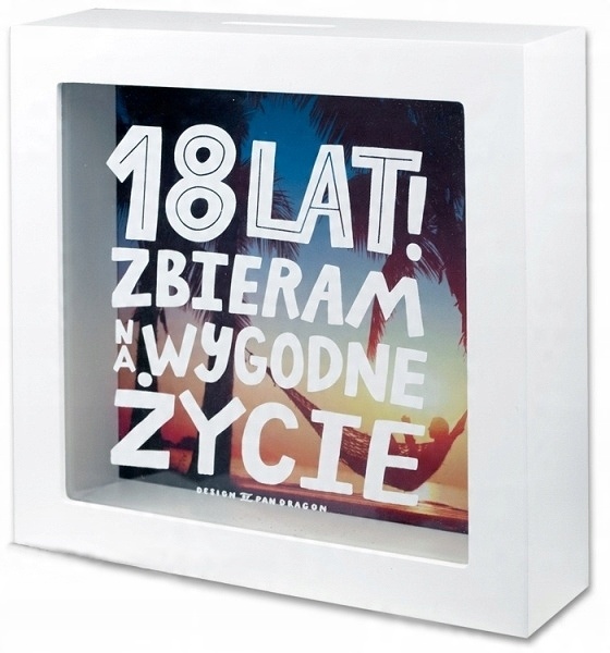 

Skarbonka Na 18 Urodziny Extra Preznet