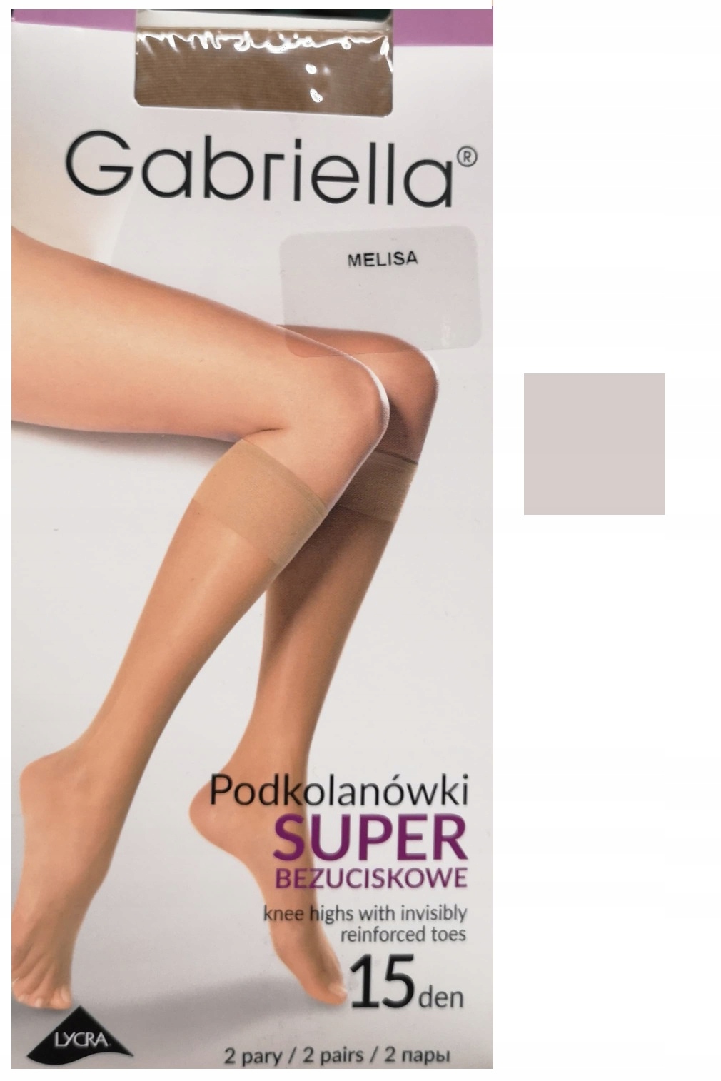 

Gabriella podkolanówki Super Bezuciskowe Sabia