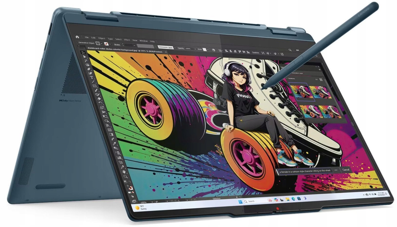 Laptop Lenovo Yoga 7 2-in-1 14AKP10 Ryzen Ai 5 340 16 Gb 512 Gb W11