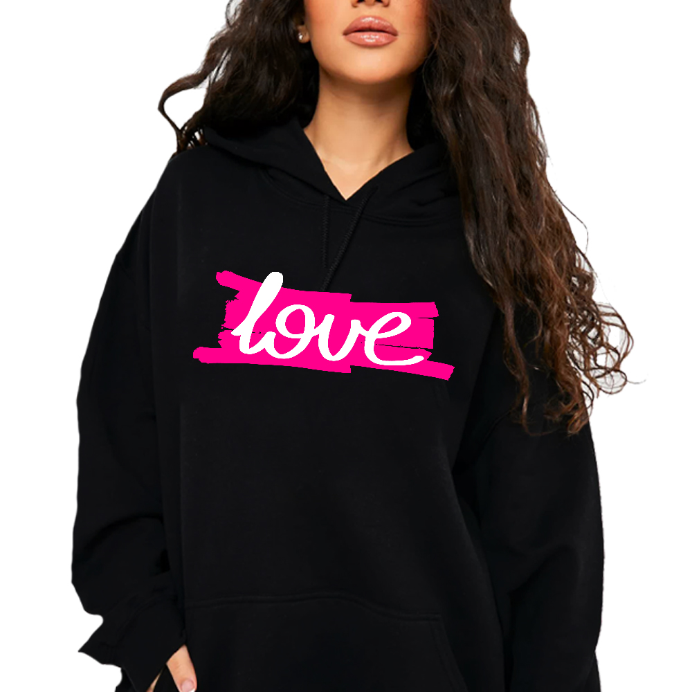 Černá bavlněná mikina s Mikina S Kapucí módní Dárek , velikost L