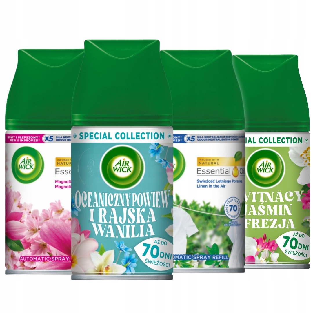 Air Wick Freshmatic náplň do osvěžovače MIX 250 ml x4