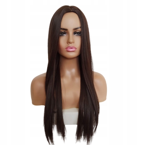 

Peruka ciemny brąz Ombre czepek