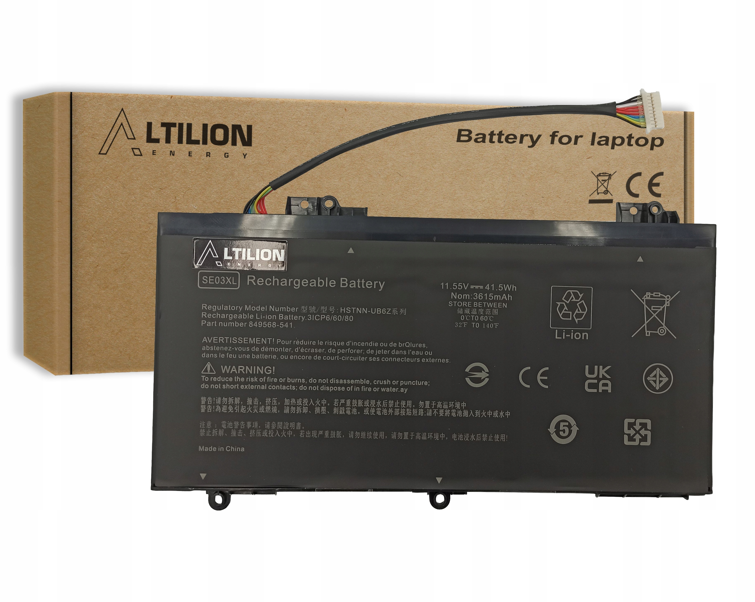 Baterie Altilion Energy SE03XL kompatibilní s Hp
