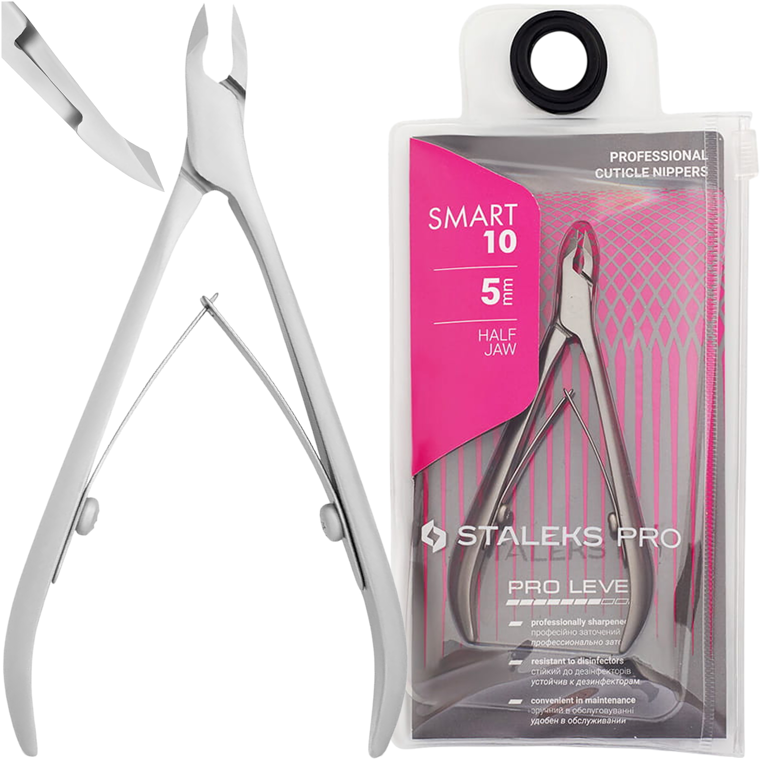 Přesné kleště na nehty Staleks Smart 10 5 mm NS-10-5
