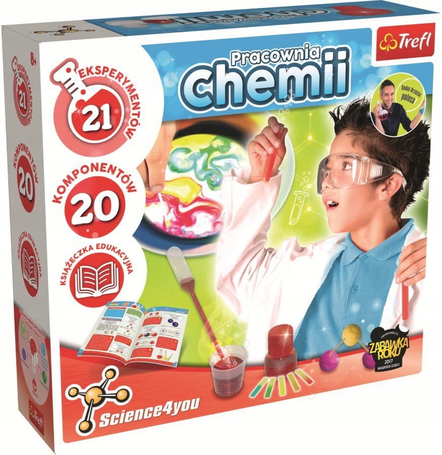 SCIENCE 4 YOU PRACOWNIA CHEMII ZESTAW DOŚWIADCZALNY TREFL