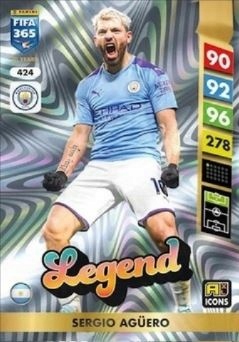 Panini Fifa 2025 Legend Sergio Aguero 424
