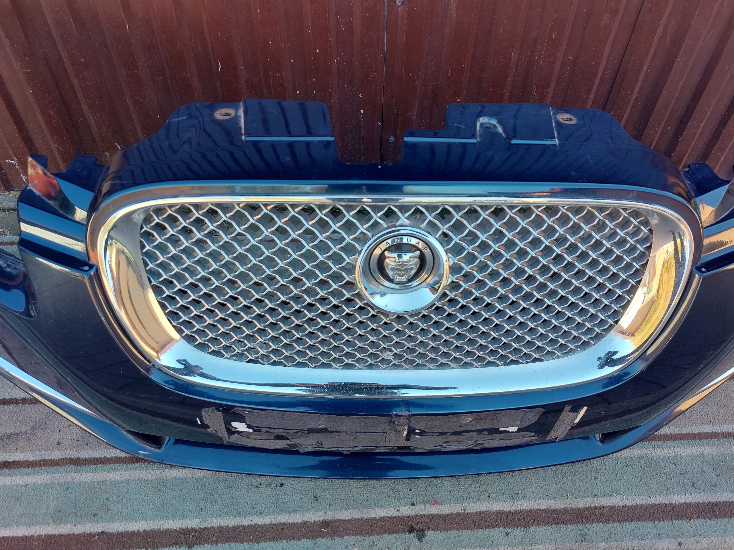 bumper front JAGUAR XF X250 blue 07-11r