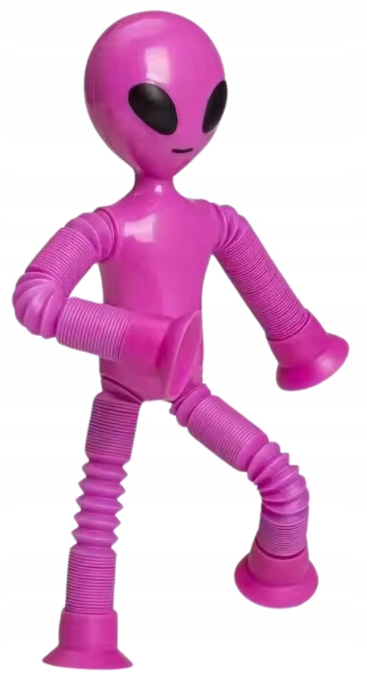 ROZCIĄGAJĄCE SENSORYCZNA ANTYSTRESOWA PRZYSSAWKA RURKI TUBY POP LED xxl Materiał plastik