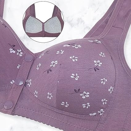 Bielizna damska Wygodne biustonosze bez fiszbin 42 Zapięcie zapięcie z przodu