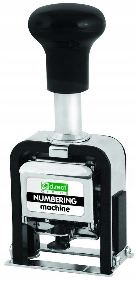 Нумератор 6 цифровой автоматический D. Rect металл