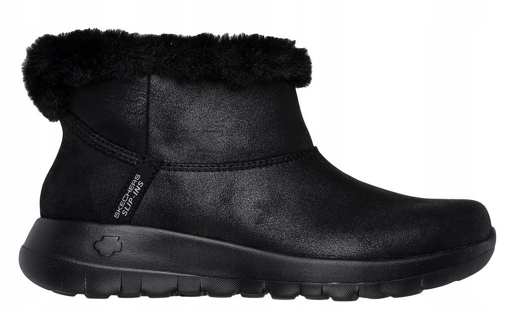 Śniegowce damskie Skechers czarne ocieplane rozmiar 38