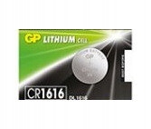 

1x Gp Bateria CR1616 litowa płaska wydajna blister