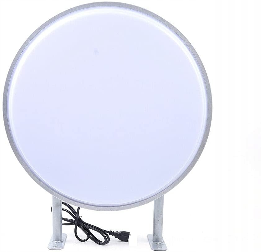 KASETON REKLAMOWY LED OKRĄGŁY 60CM, DWUSTRONNY