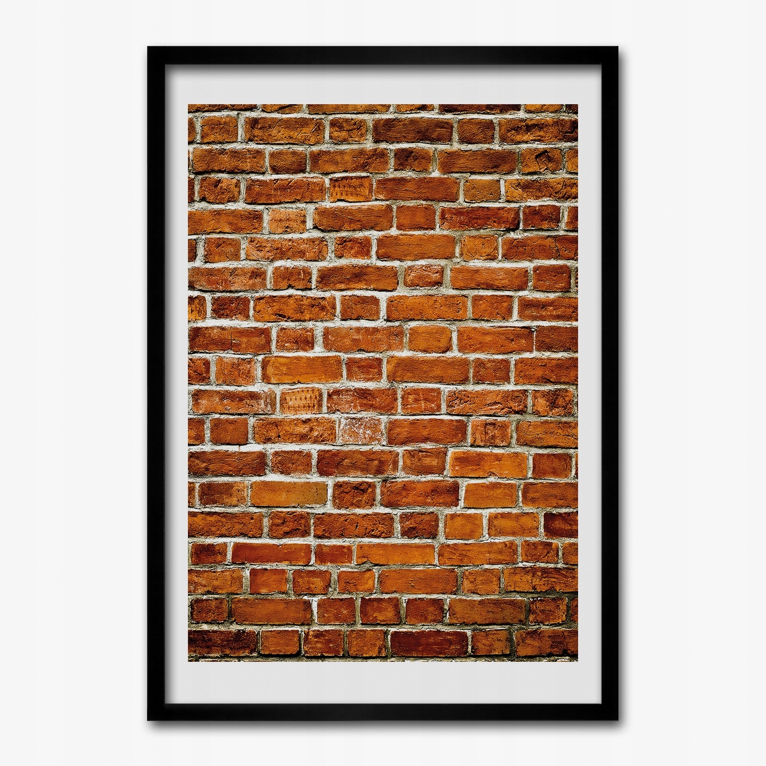 Nástenný obraz s rámom Mur tehla textúra 70x100 cm
