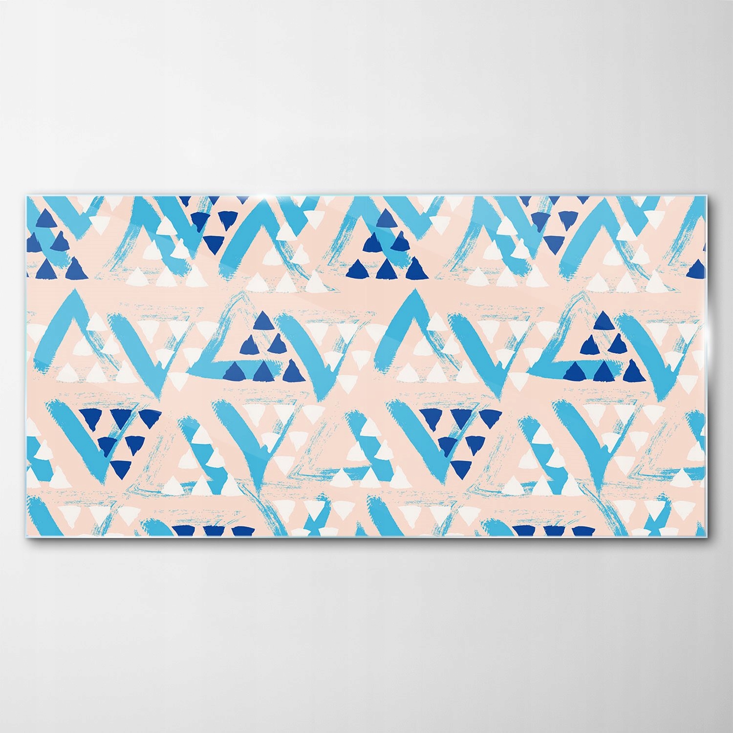 

Obraz Szklany Dekor Trójkąty Art Abstrakcja 100x50