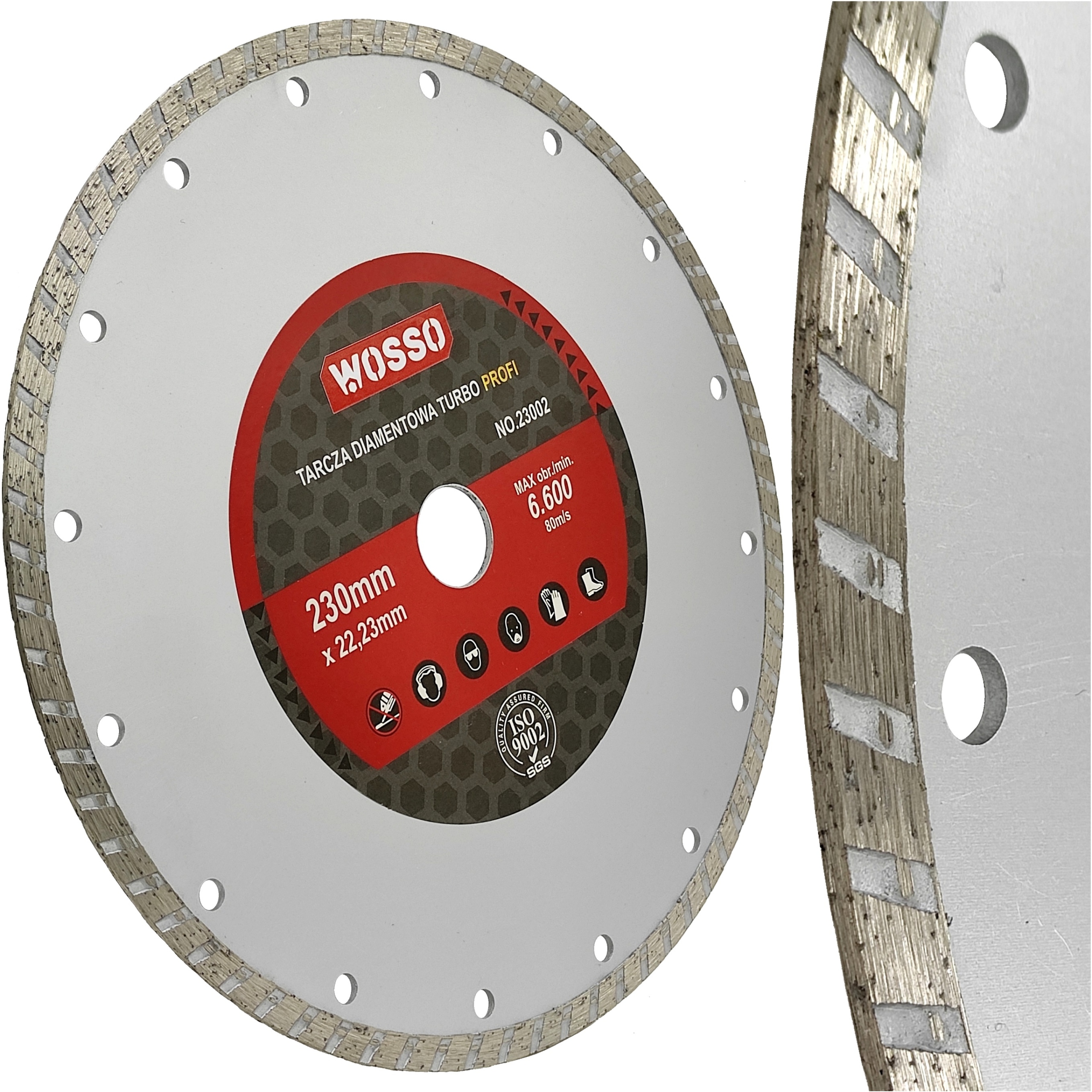 

Tarcza Diamentowa Beton Kamień Gres Turbo 230MM