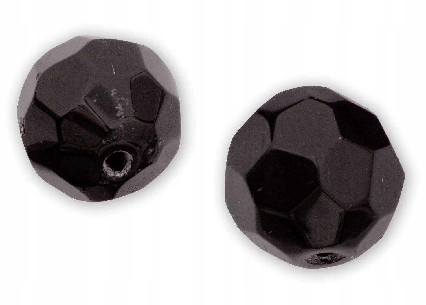 Szklane Koraliki Quantum 4STREET Black 10mm/10szt