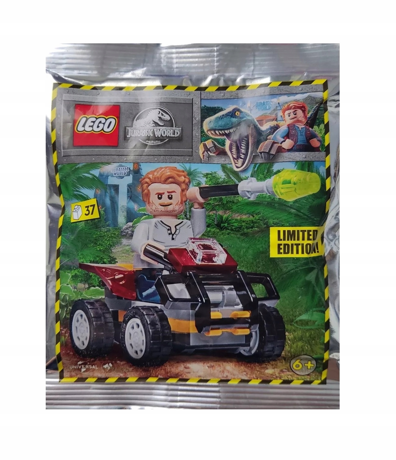 Zestaw Lego Jurassic World Minifigure Polybag Owen with Quad #122223