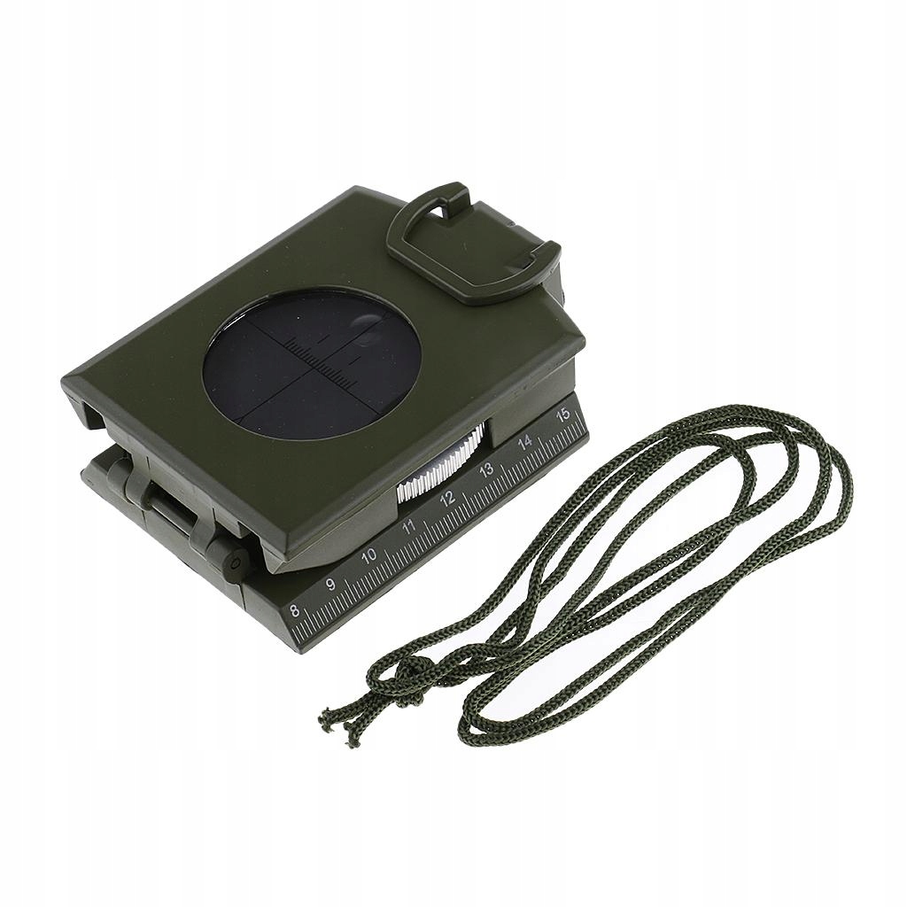 Kompas mapowy Strzałka północy Linijka calowa