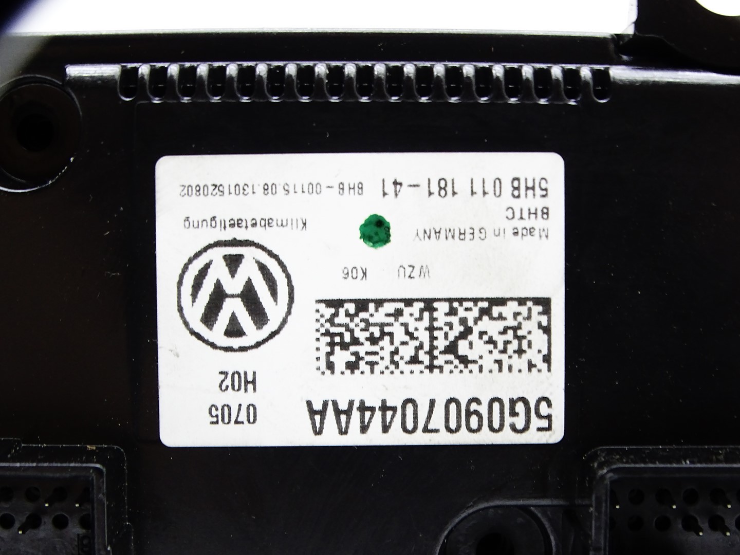 Unite commande clima Bouches buses VW GOLF VII 7 5G0907044A