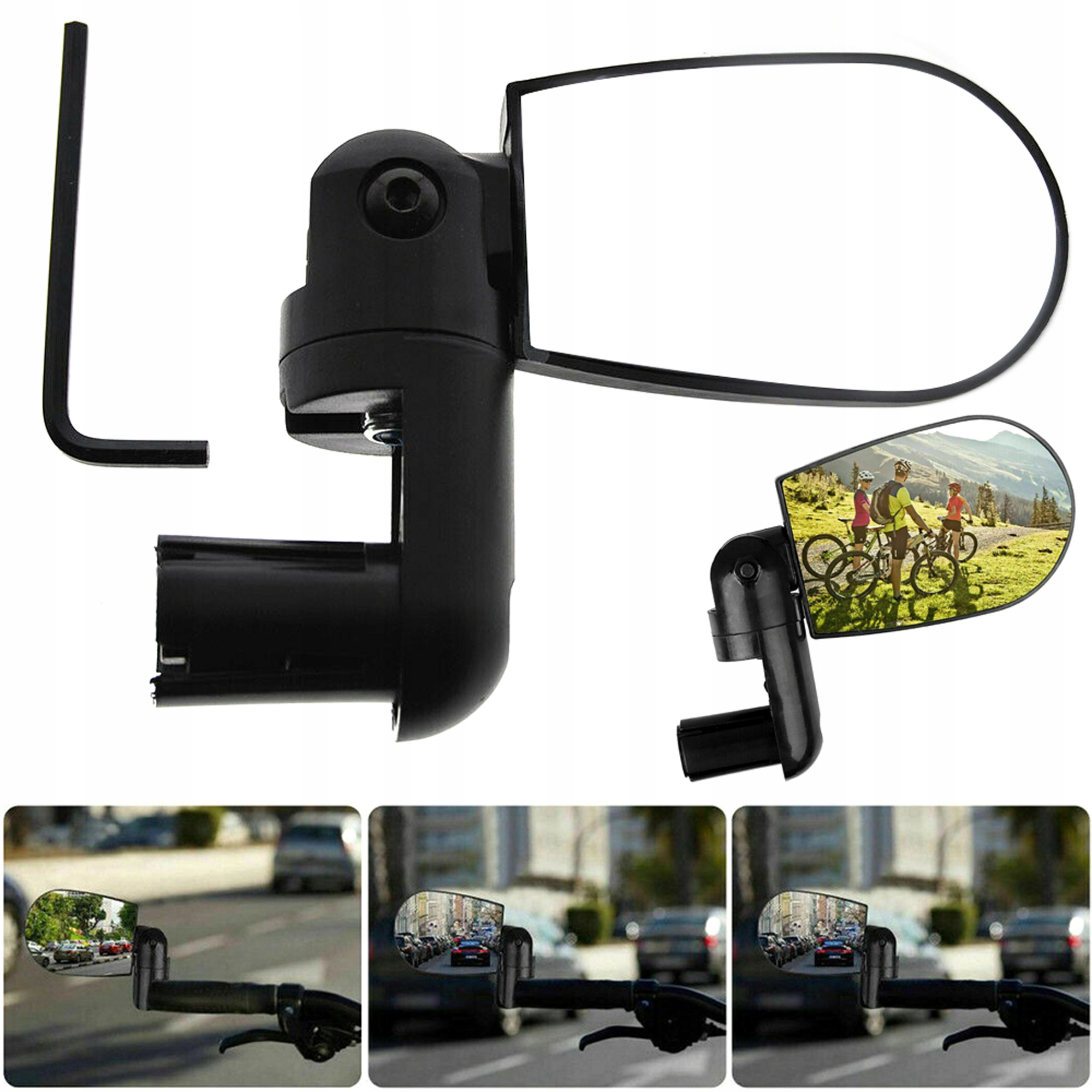 LUSTERKO ROWEROWE NA KIEROWNICĘ ROWER OKRĄGŁE LUSTERKO WSTECZNE Rodzaj uniwersalne