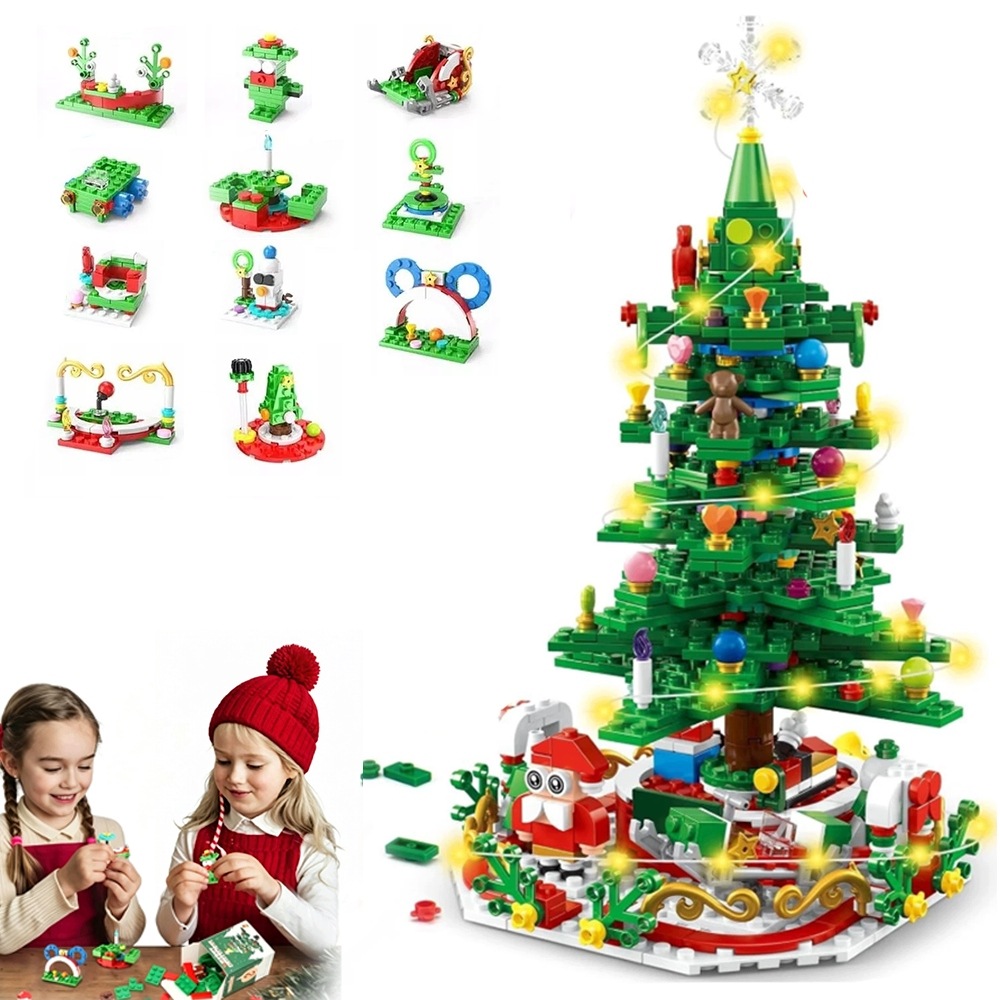 Adventní Kalendář Pro Děti, Hračka Na Stavění Vánočního Stromku, Dárek