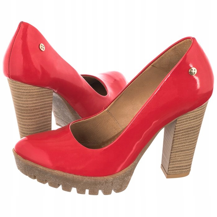 

Buty Damskie Czółenka Maciejka Czerwone 02629-08