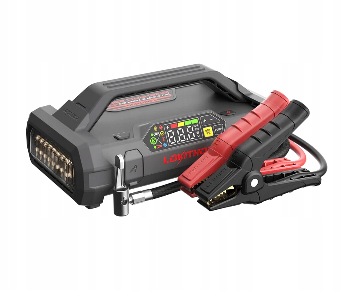 Starter rozruchowy Lokithor JA301 Pro 12V 74Wh 2500A Powerbank Kompresor
