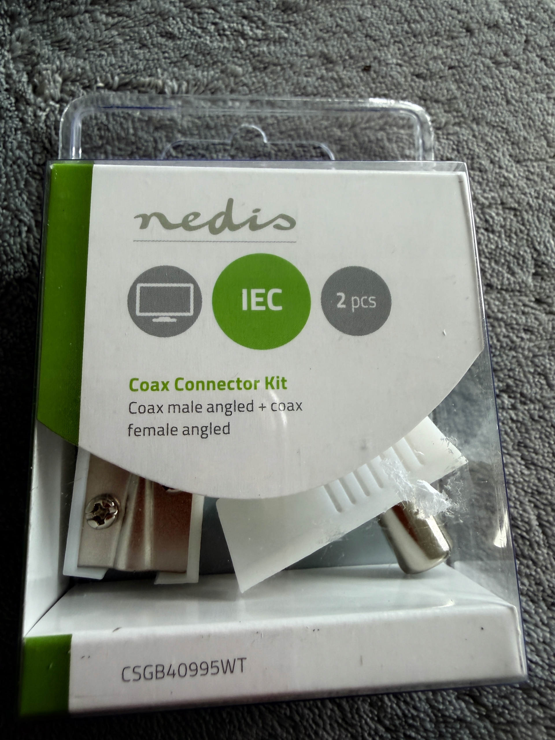 Zestaw 2 szt. Nedis 012454