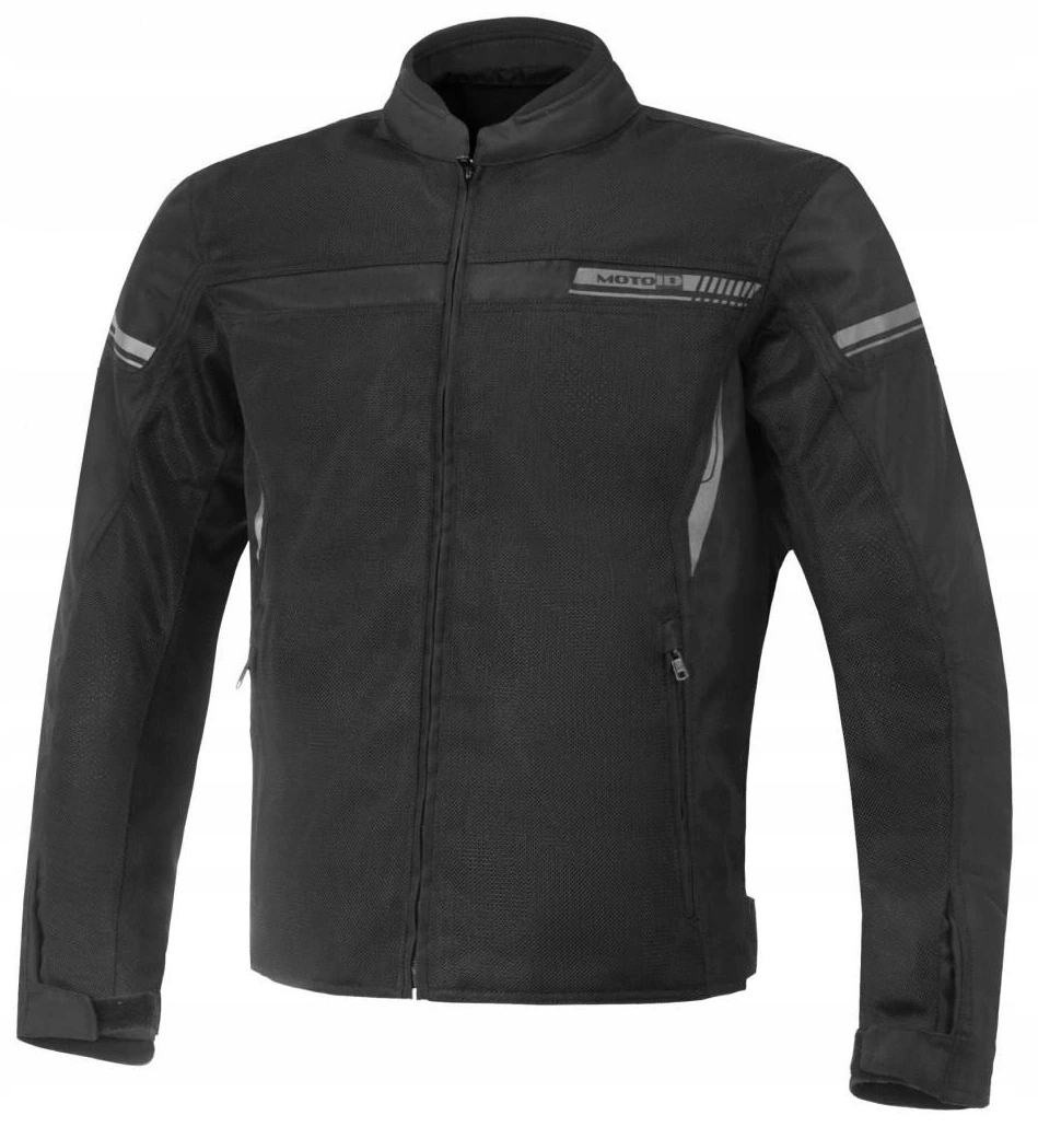 Motoid Mesh II Čierna Pánska Textilná Motocyklová Bunda Čierna