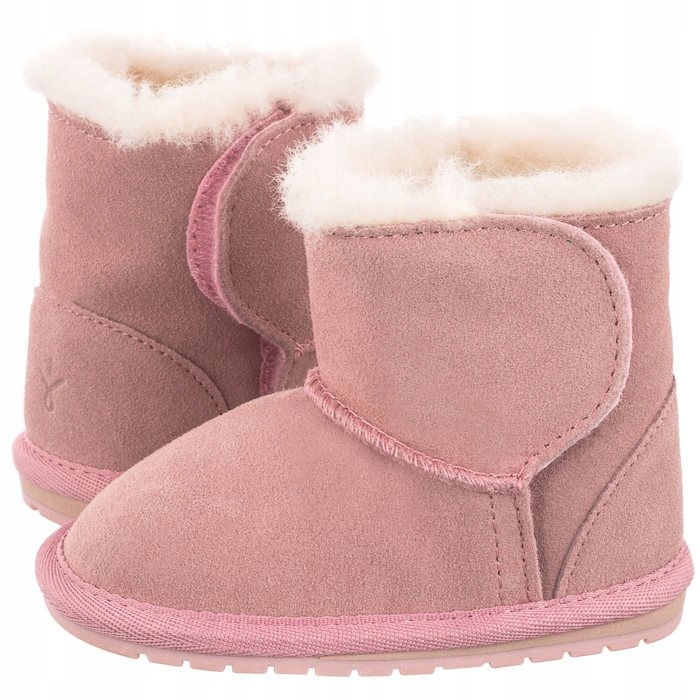 Buty Dziecięce Zimowe Kozaczki Emu Australia Toddle Baby Pink Różowe