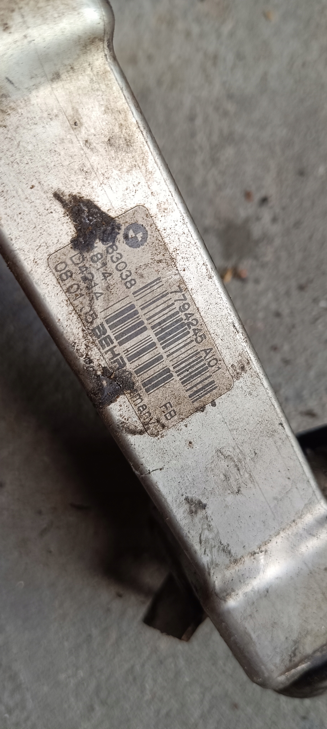 exhaust gas cooler BMW 3.0D 779424503