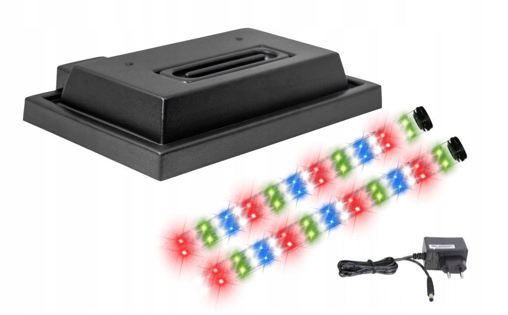Levně Kryt do akvária 60x30 černý Led osvětlení Full Spectrum Zbcbnb