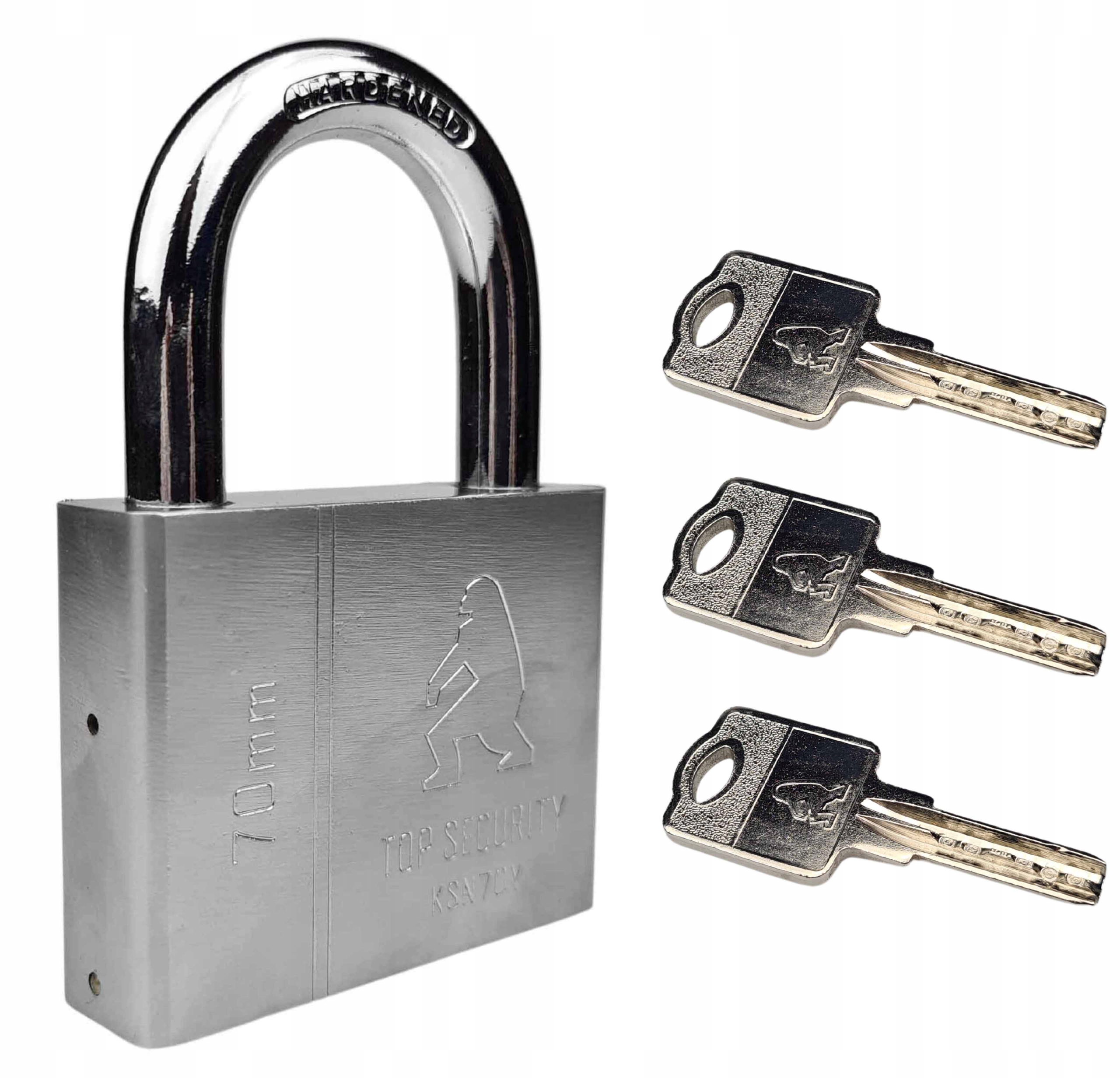 KŁÓDKA DUŻA SATYNOWA LOB YETI 70 mm 3 KLUCZE SOLIDNA