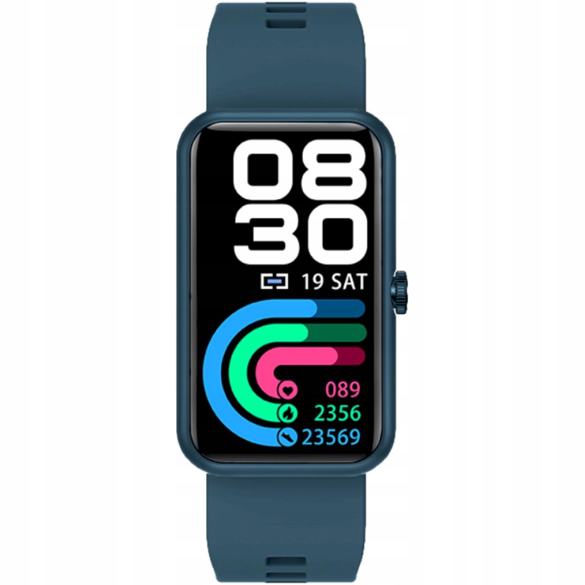 Chytré Hodinky Řemínek Rubicon tmavě modrá SMARUB209 RNCE83