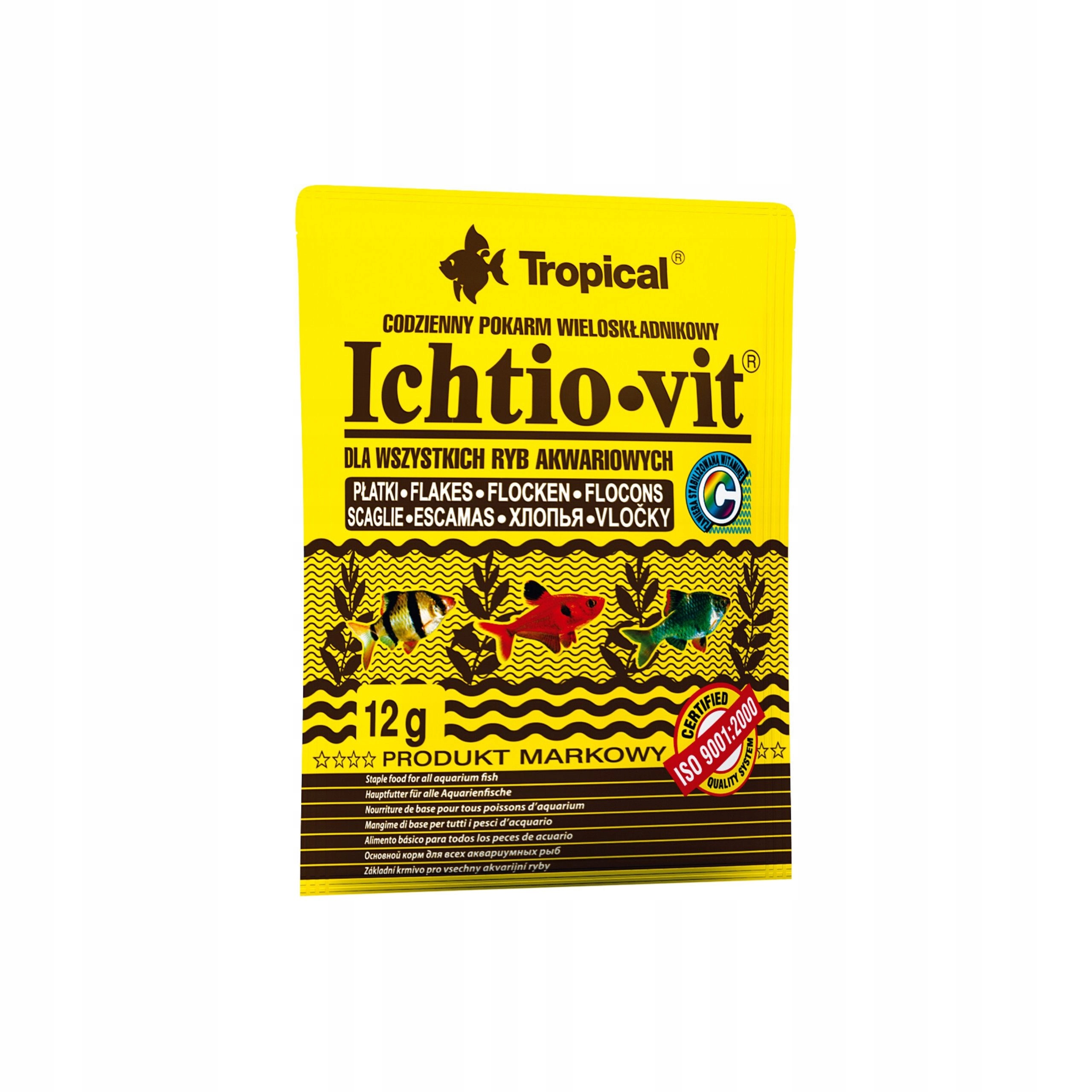 Tropical ICHTIO-VIT podstawowy pokam dla ryb 12g