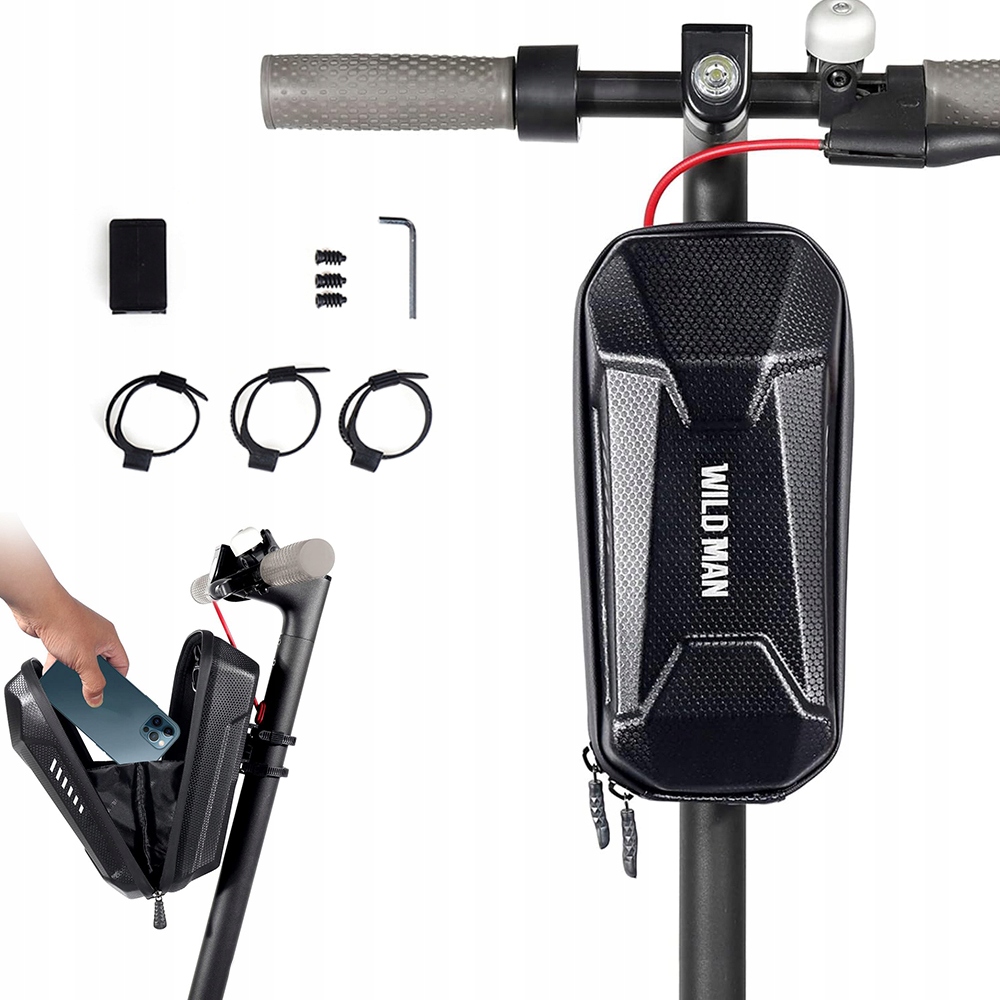 Torba Na Hulajnogę Sakwa Na Kierownicę Wodoodporna Usztywniana 4L