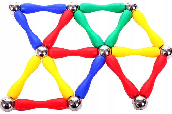 KLOCKI MAGNETYCZNE UKŁADANKA 84 ELEME MAGNES KULKI Certyfikaty, opinie, atesty CE EN 71