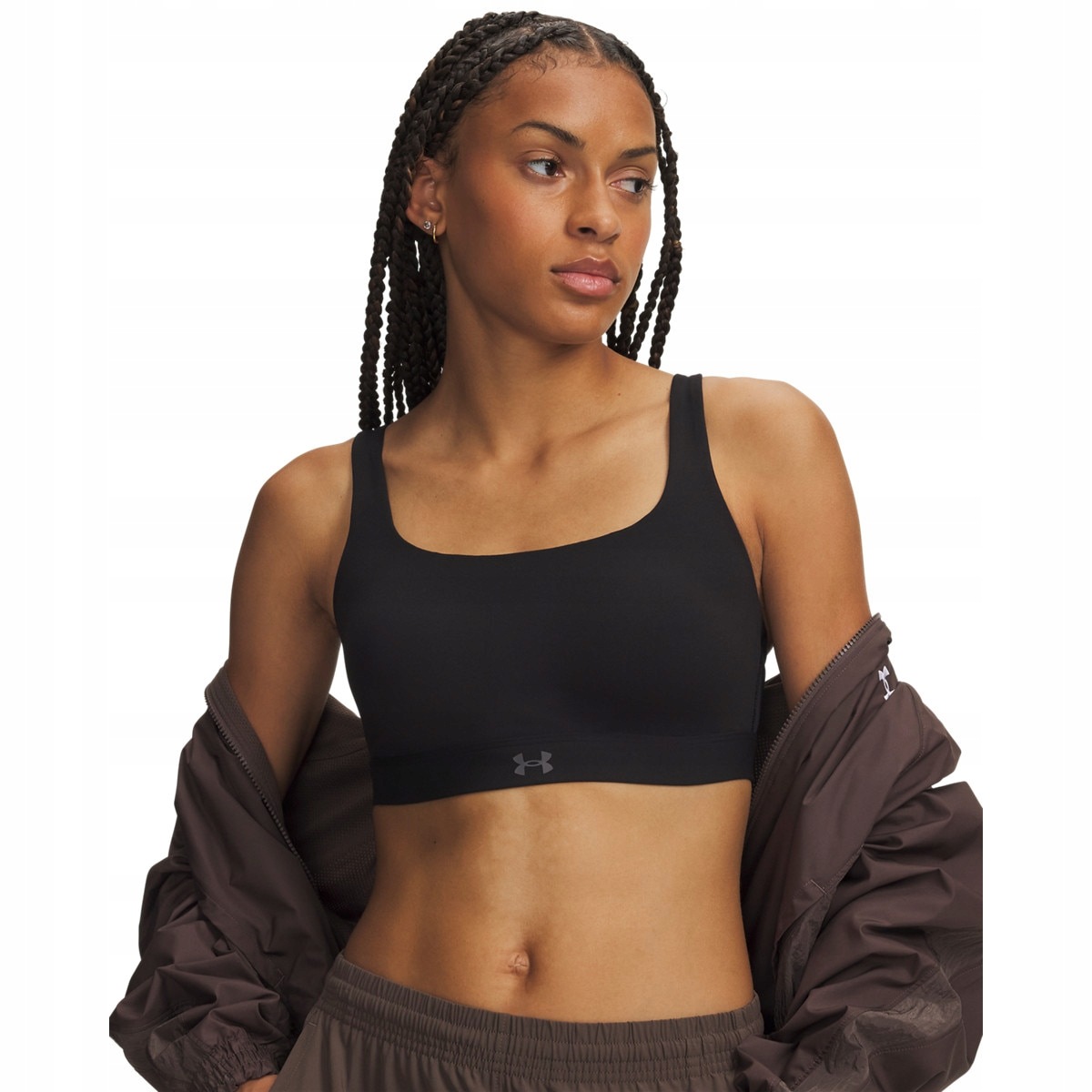 Damski biustonosz treningowy Under Armour Ua Effortless High M (D-DD)