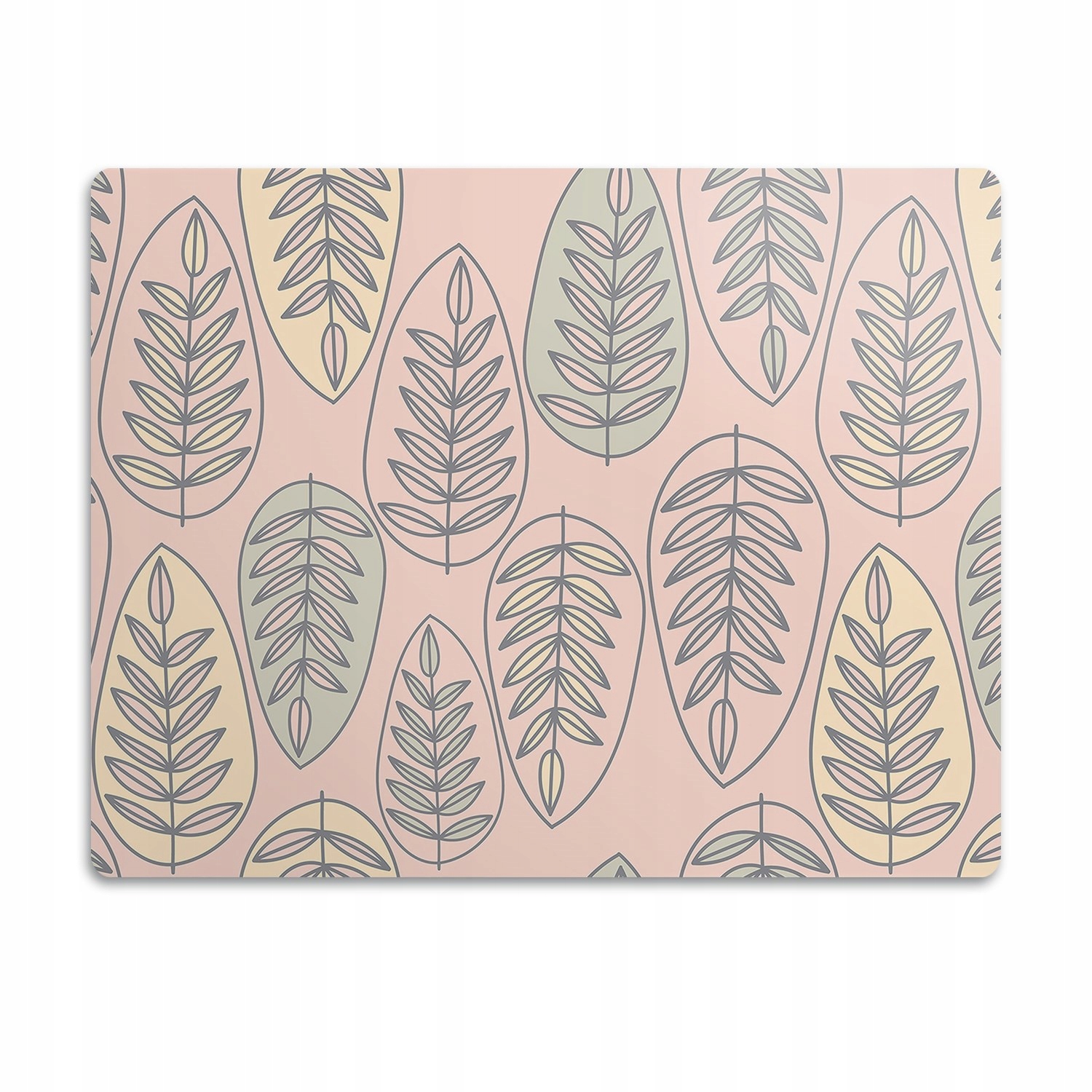 Ochranná podložka pod misky pro psa Obrys listů 90x60