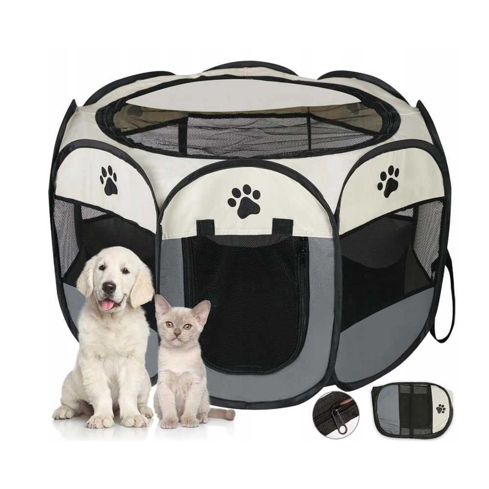 Levně Pelíšek Pro Zvířata Skládací Stan Kotec Pro Psa Kočku Do Domu I Na Zahradu