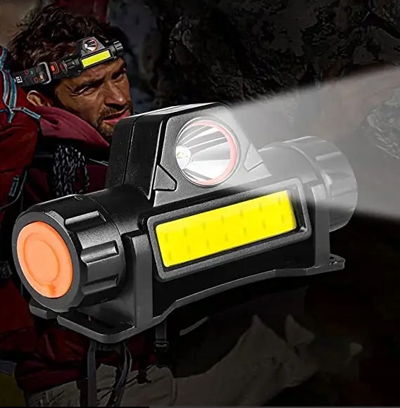 LATARKA LAMPKA CZOŁOWA LED COB z magnesem Liczba trybów 2